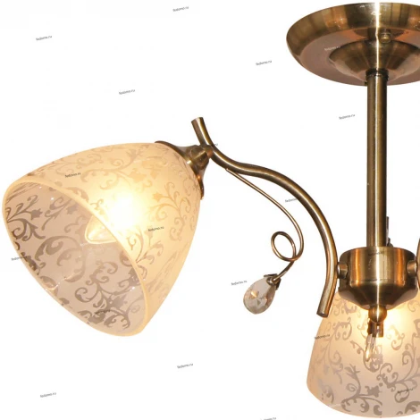 Потолочная люстра IDLamp Orebella 852/3PF-Oldbronze