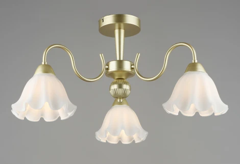 Потолочная люстра на штанге Мелодия Света SL1N SL6574-3 GD 000066037