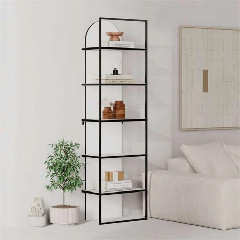 Стеллаж прямой ARCHY BOOKCASE LEVE (ЛДСП/Белый) арт.LEV01139