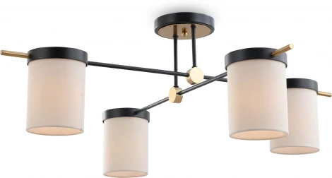 Потолочная люстра на штангу Freya Bogy FR5377CL-04B (220V)