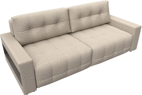 Диван прямой с полками Лига-053 НПБ Лига Диванов (Велюр) арт.128904