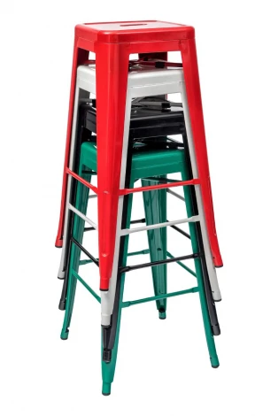 Стул барный TOLIX аквамарин