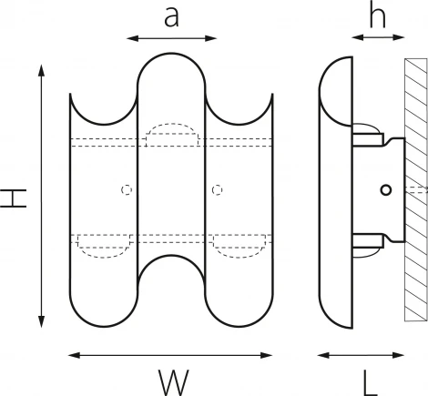 Уличный настенный светодиодный светильник Lightstar Bosso 341347 (220V)