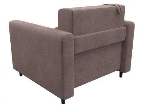 Кресло Лига-070 (ЛДСП,Брус,Фанера/Дерево/Велюр/Бежевый) Лига Диванов 132552