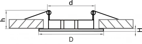 Встраиваемый точечный светильник Lightstar Lega 011047 (220V)