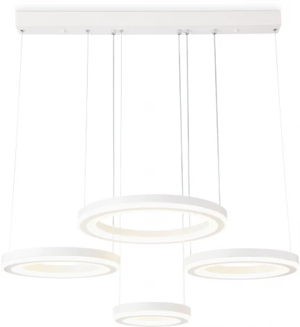Подвесной светильник Ambrella Acrylica FA4325 (регулировка яркости, LED, 220V, пульт управления, на тросе, кольцо)