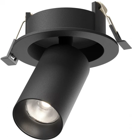 Встраиваемый светильник Maytoni Focus LED C071CL-7W4K-B (220V, круглые)