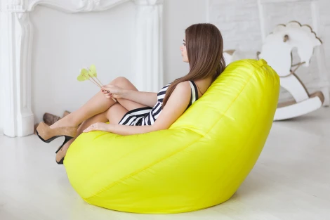 Кресло мешок Dreambag Груша Желтое (Оксфорд) (XL, Классический) 5000821