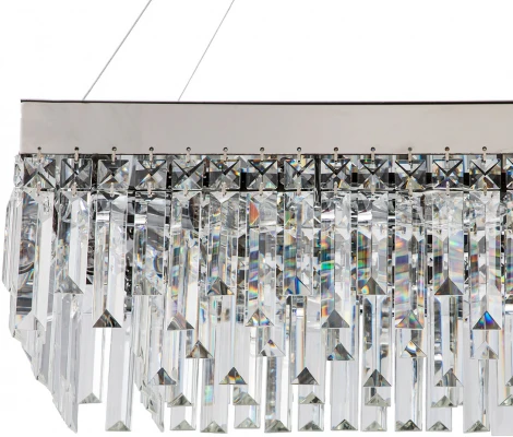 Подвесная люстра Indigo LACRIMA V000361 (220V, хрусталь, на тросе)