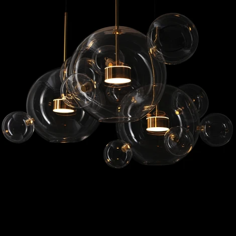 Подвесной светильник Loft IT Bolle 2027-S3 (LED, 220V, на проводе, шарики)