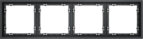 Рамка на 4 поста (графит) Voltum S70 VLS100407
