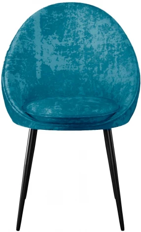 Стул DikLine 234 поворотный, M19 бирюза, ножки черные арт.00-00076174