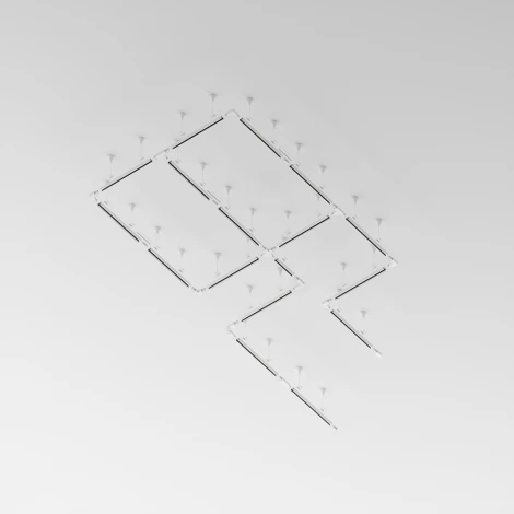 Шинопровод 3м Trinity накладной/подвесной белый (трехфазный) Maytoni Technical TRX005-313W (220V)