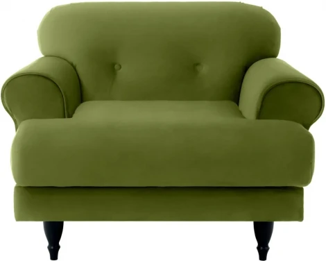 Кресло Italia ОГОГО (арт.339448), (Ткань/Зеленый)