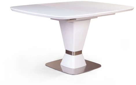 Стол раскладной Madison (100+40 см) матовое закаленное стекло белый Top Concept 2000000001067