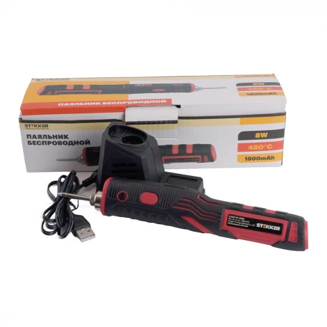 Паяльник беспроводной 8W, Stekker 50098