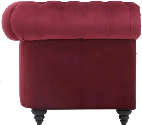 Кресло Chester Classic ОГОГО (арт.665412), (Ткань/Бордовый)