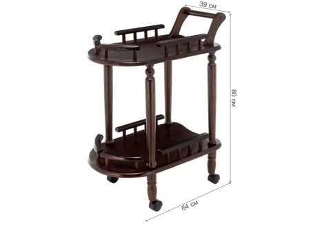 Cервировочный стол Woodville Trolly oak 1961