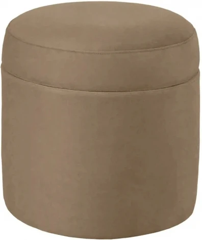 Пуф Barrel малый ОГОГО (арт.330109), (Ткань/Коричневый)