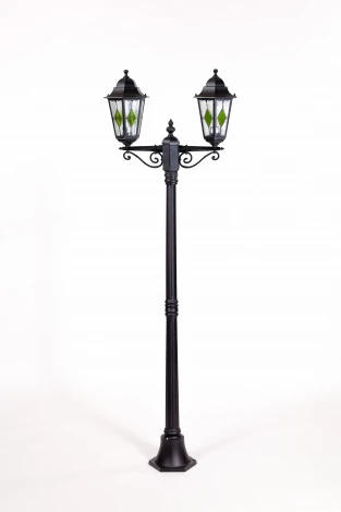 Наземный фонарь Oasis Light PETERSBURG lead GLASS 79808lgA Bl