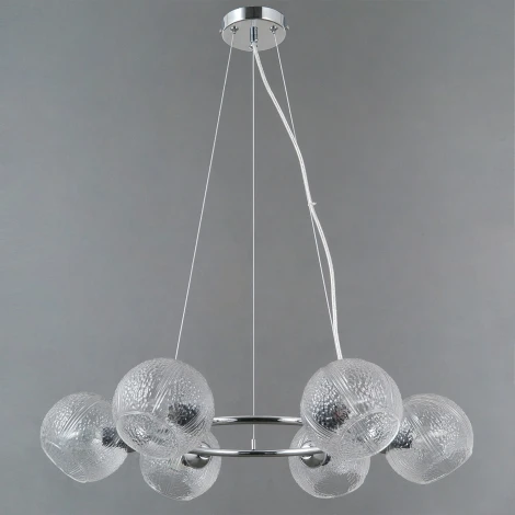 Подвесная люстра ILLUMICO IL0728-6PSQ-24 CR ARIES (220V, на тросе)