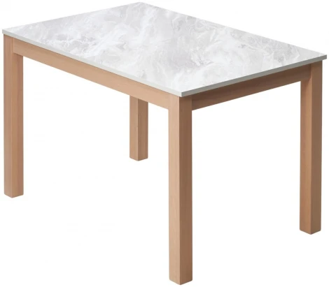 Стол TME-6931 MBH белый мрамор SWEDEN / MILKY WHITE M-City 64381
