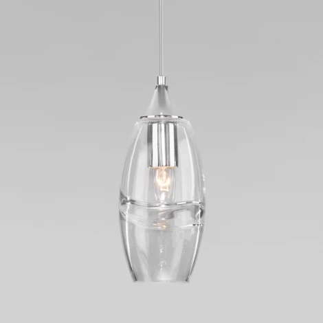 Умный подвесной светильник Eurosvet Lotus 50222/1 прозрачный (220V, на проводе)