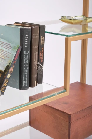 Консольный стол AllConsoles 1011-CG clear золотой