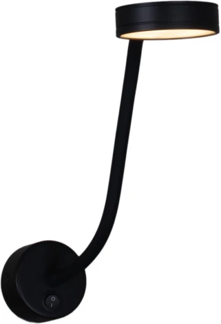 Настенный светильник светодиодный для чтения Reluce 86206-9.2-001MN LED5W BK (220V, выключатель)
