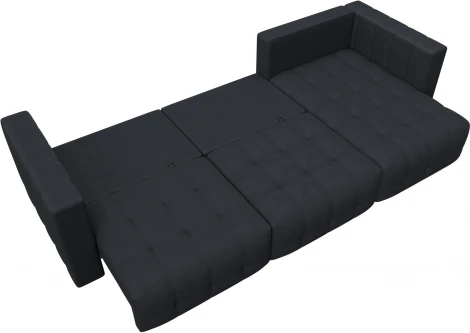 Диван угловой Лига-052 НПБ Лонг угол универсальный Лига Диванов (Замша) арт.128835