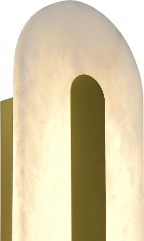 Светильник настенный светодиодный ST Luce Geom SL6139.211.01 золотистый/белый LED 1*12W 3000K