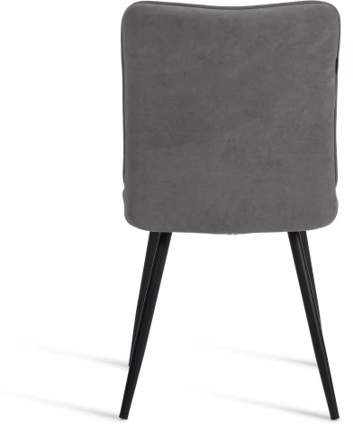 Стул обеденный Bari Tetchair (Флок/Серый,Черный) арт.24644