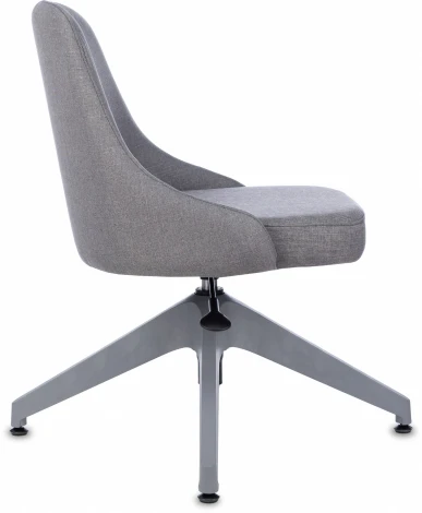 Кресло Бюрократ CH-340GLZ серый 38-404 крестов.4-луч. пластик пластик серый