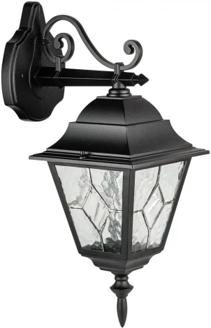 Настенный фонарь уличный IP44 Oasis Light QUADRO M lead GLASS 79902MlgW/02 Bl (220V, фонарь)