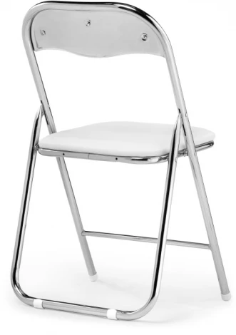 Стул Woodville на металлокаркасе Fold 1 складной white / chrome 15480