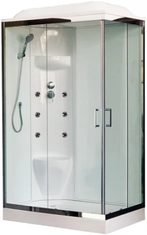 Душевая кабина Royal Bath RB 8120HP7-WT-CH L