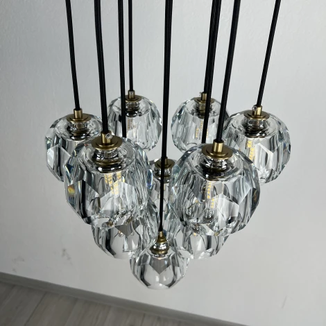 Подвесной светильник (люстра) Boule De Cristal Round Cluster Chandelier 10 ImperiumLoft 40,1542 (84597-22)