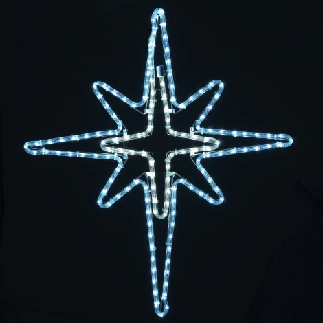 Светодиодная фигура "Полярная Звезда" 70 x 60 см небесно-голубая, IP65 Laitcom PLR-8-2SB