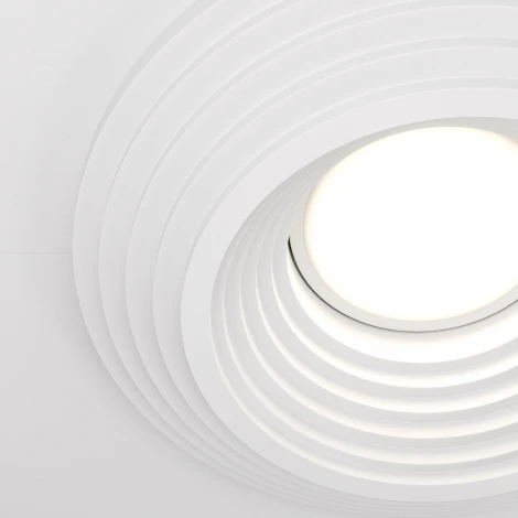 Встраиваемый светильник Maytoni Gyps Modern DL004-1-01-W-1 (220V, круглые)