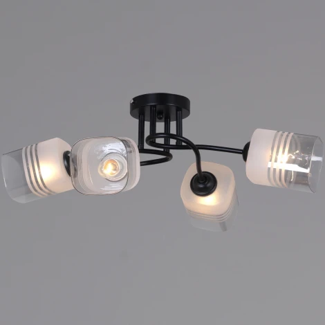 Потолочная люстра на штанге Reluce 70176-3.3-04 BK (220V)