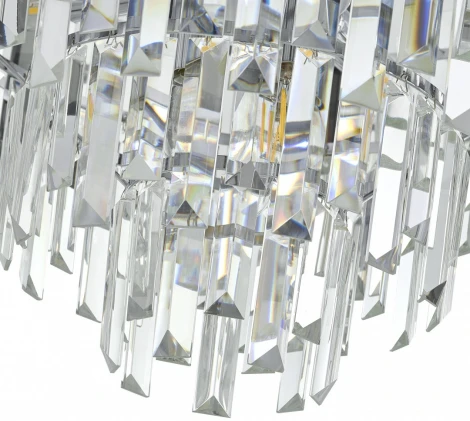 Потолочная люстра хрустальная на штанге Arte Milano Sorrento-4409 374409/7/60/470 CR (220V)