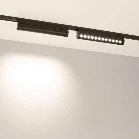 светильник магнитный MAG-VIBE-LASER-TURN-L209-12W Day4000-MIX (BK, 24 deg, 48V, TUYA Zigbee) (Arlight, IP20 Металл) 044177 (управление смартфоном, умный дом - Tuya Smart, Smart Life)