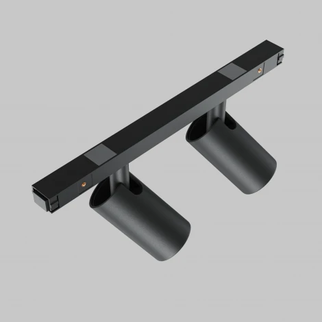 Трековый светильник магнитный 10W 48V Maytoni Focus Duo TR176-1-2X5WTW-M-B