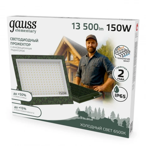 Прожектор уличный светодиодный Gauss GFD007