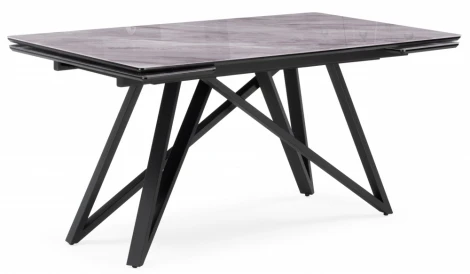 Кухонный стол Notta Вилсон (Металл,Стекло/Черный) арт.612174