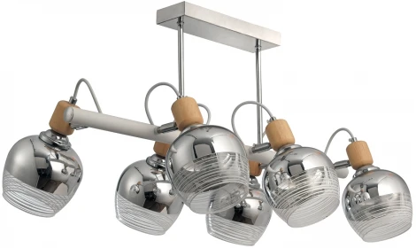 Потолочная люстра на штанге Natali Kovaltseva Wyatt 81456/6C