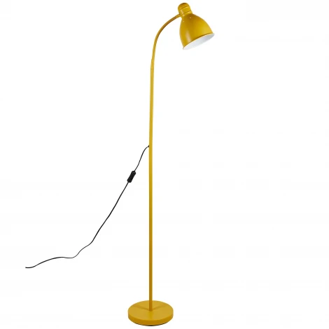 Торшер напольный под лампу Е27, 60W, с регулировкой наклона, желтый Uniel UML-T701 E27 YELLOW