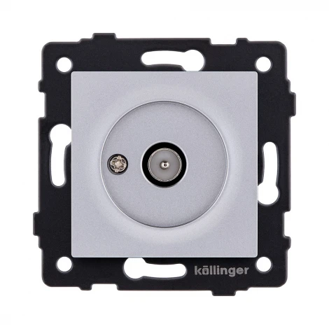 Розетка TV (папа) серый Kollinger REA-007GY для Aspekt, Eleganz, Reflex