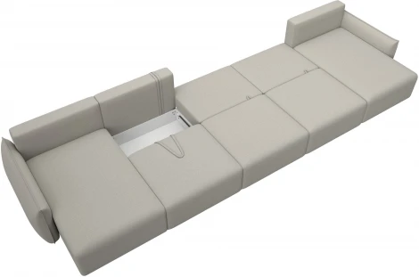 Диван п-образный Лига-051 НПБ МегаЛонг Лига Диванов (Рогожка) арт.128672