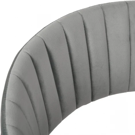 Стул Bradex Home полубарный Turin серый с золотыми ножками (FR 0911)